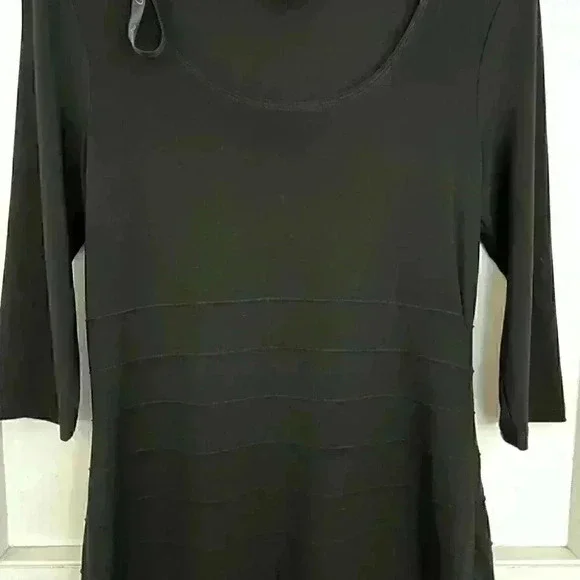 BNWT Nueva Black Tiered/ Ruffle Dress Size 8 - Picture 6 of 13